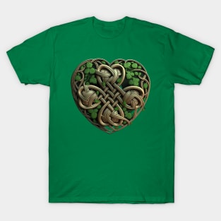 Shamrock into heart T-Shirt